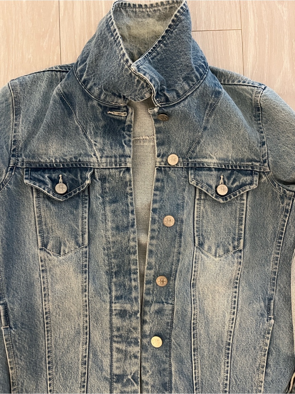 AYR The Doublestar Denim Jacket Vintage Wash Size S - Picture 10 of 10